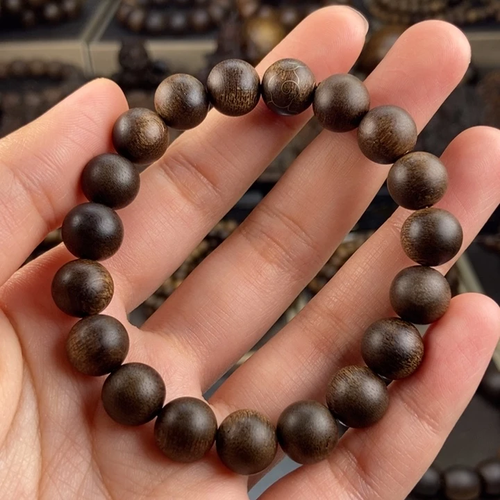 手串沉香木影*越南芽庄白棋楠