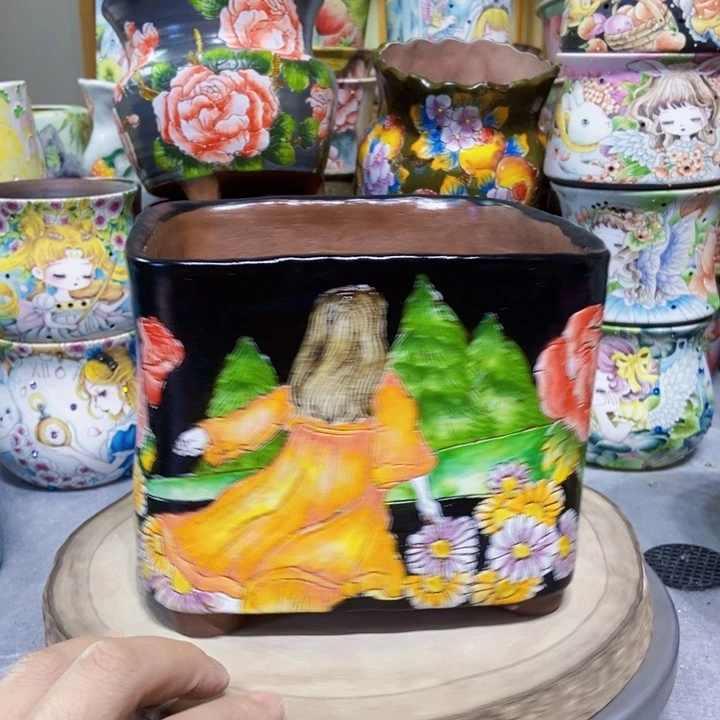 景德镇艺术手绘作品