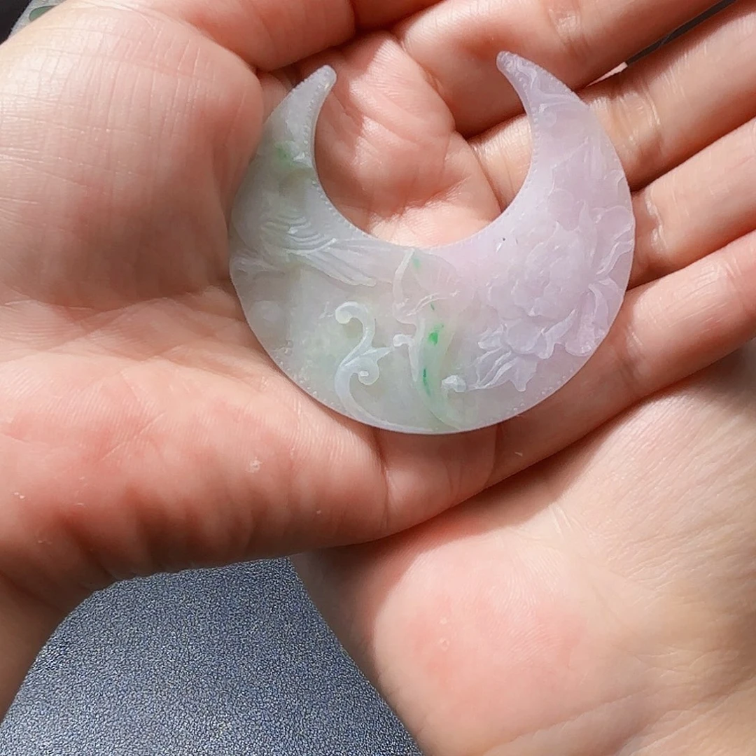 L***g定制翡翠未镶嵌天然缅甸翡翠A货不退不换