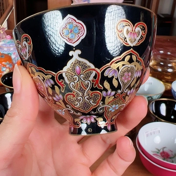 小*呀鸡心杯错金银品杯111