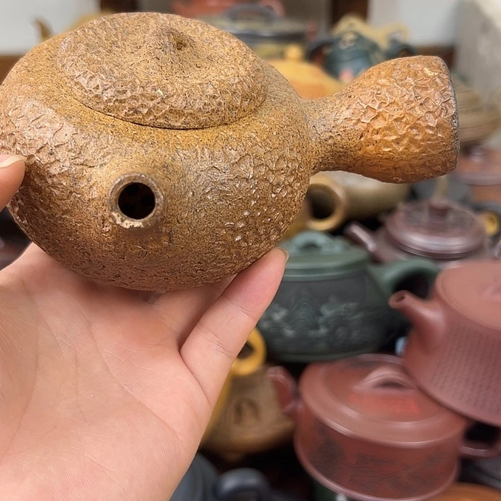 茶壶紫砂嘴巴毛边