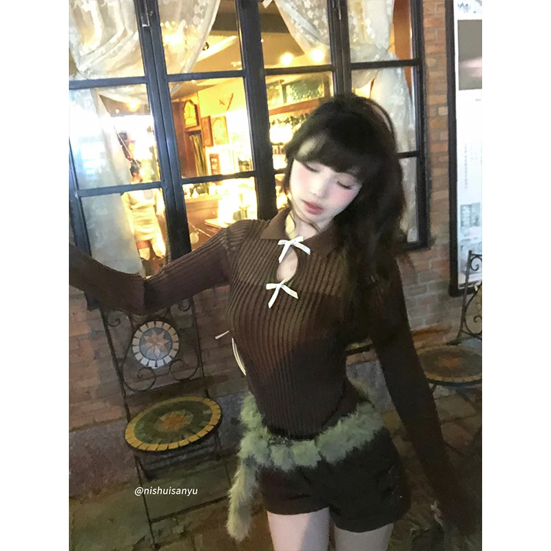 溺水三鱼辣妹短款紧身短裤纯欲性感时尚复古热裤