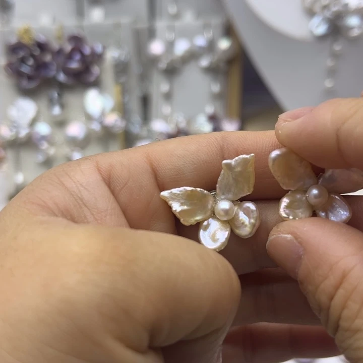 发饰淡水珍珠银S925镶嵌