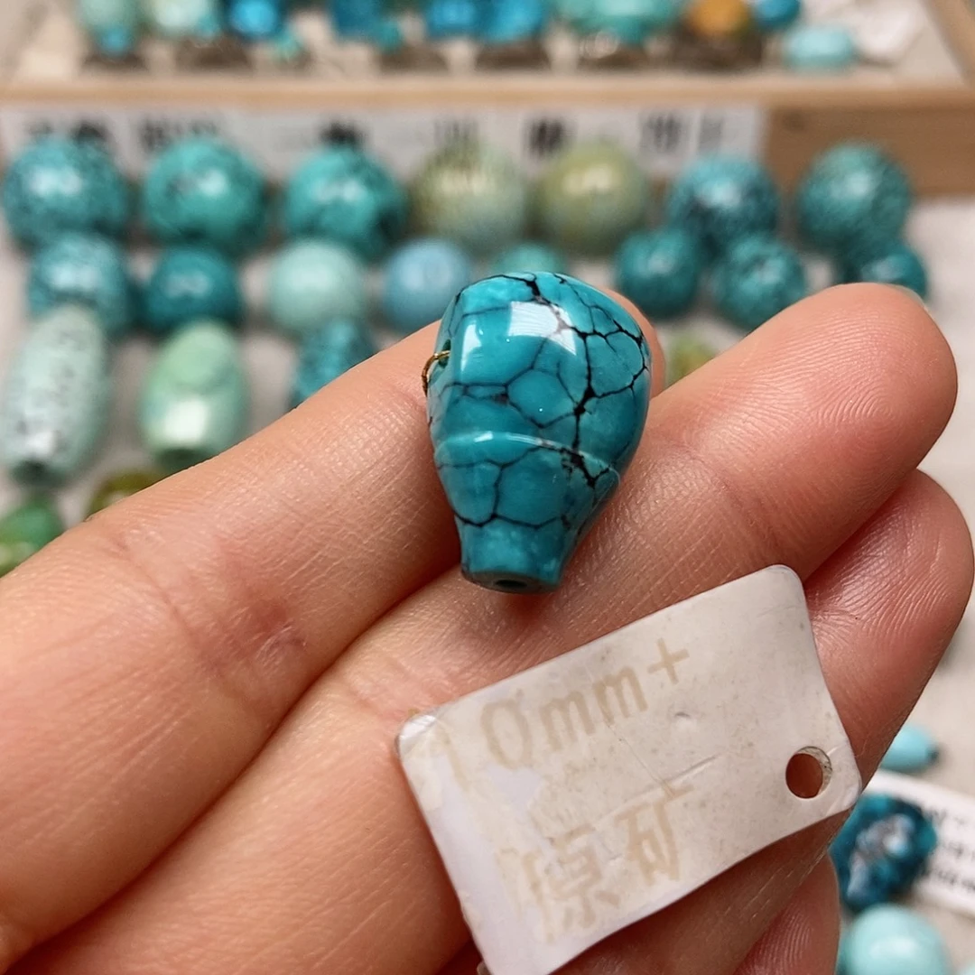 未镶嵌绿松石珠宝半成品