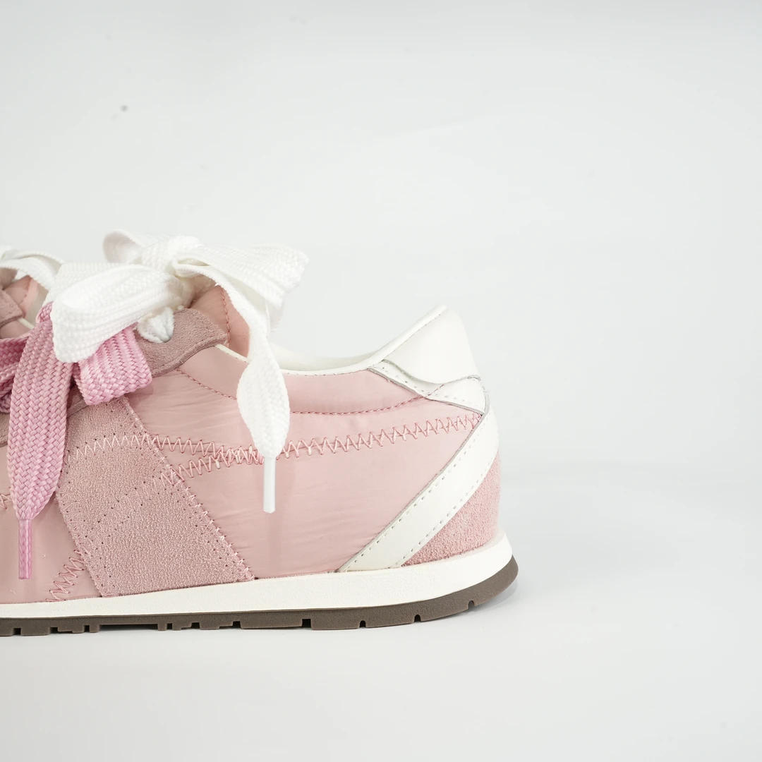 匠人乔皮具【拼色系带A甘鞋】系带运动休闲时尚舒适透气低帮板鞋