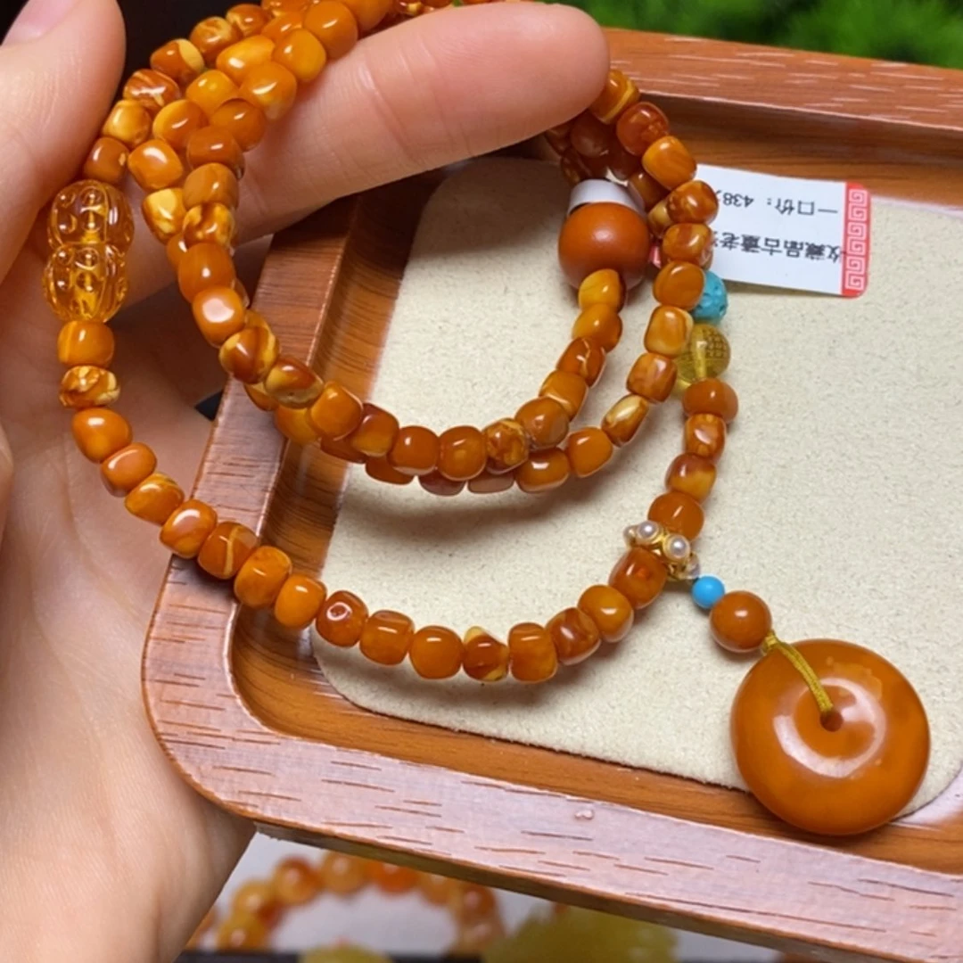 【闪购商品】手链蜜蜡未镶嵌手串