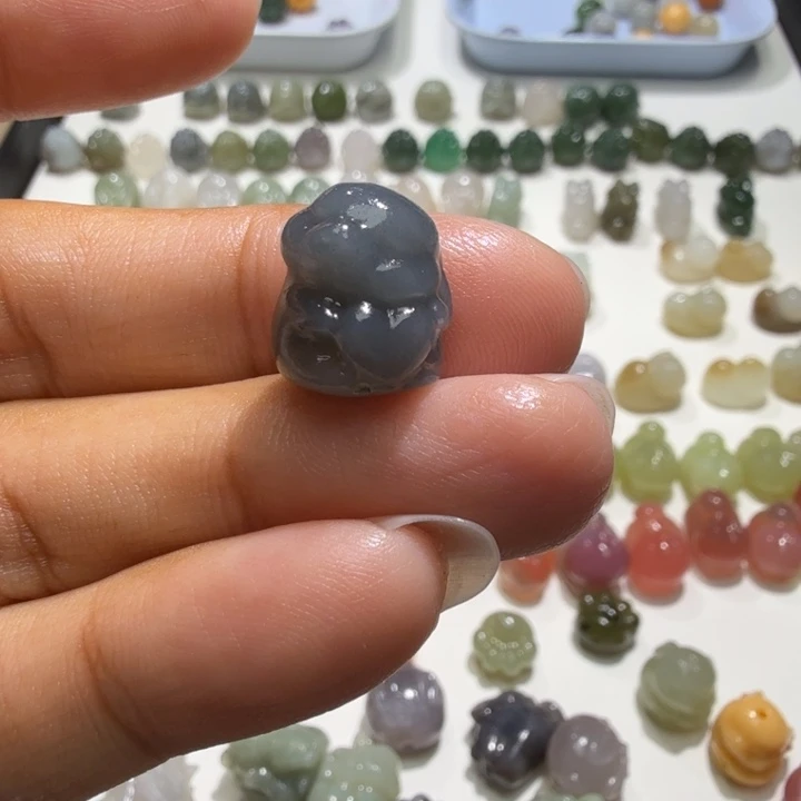 .***文未镶嵌和田玉珠宝半成品
