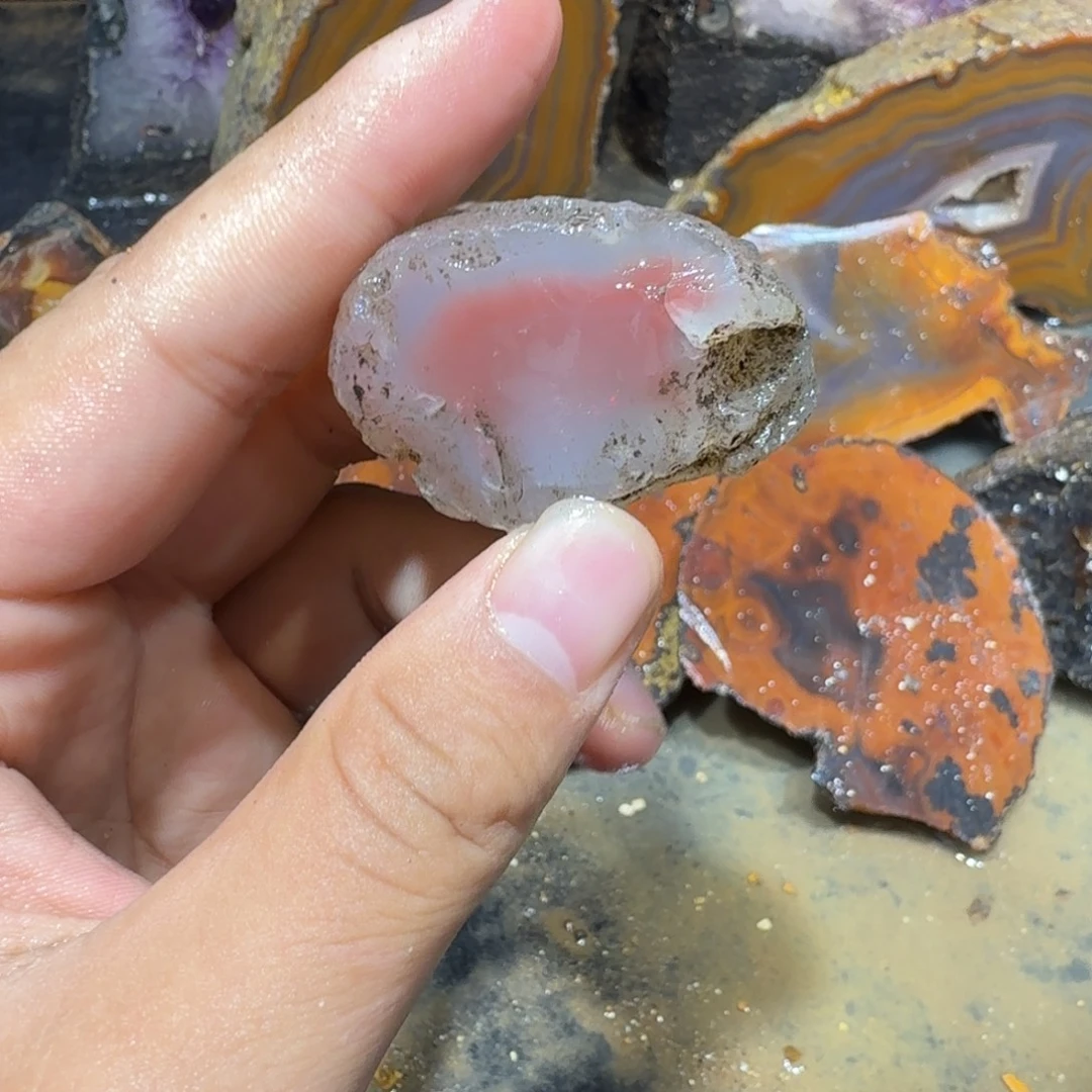 未镶嵌玛瑙/玉髓珠宝半成品
