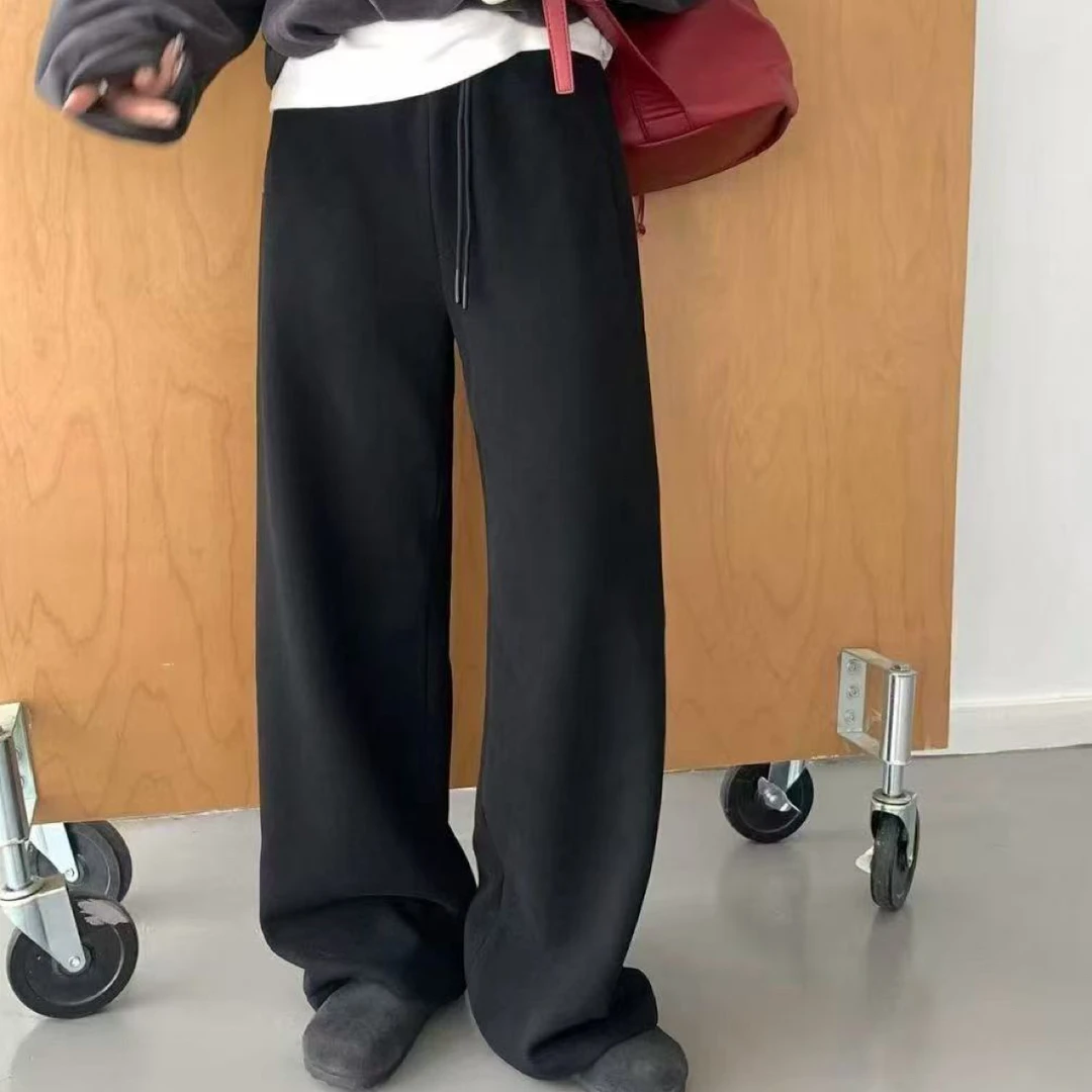 乃白 韩系休闲直筒裤