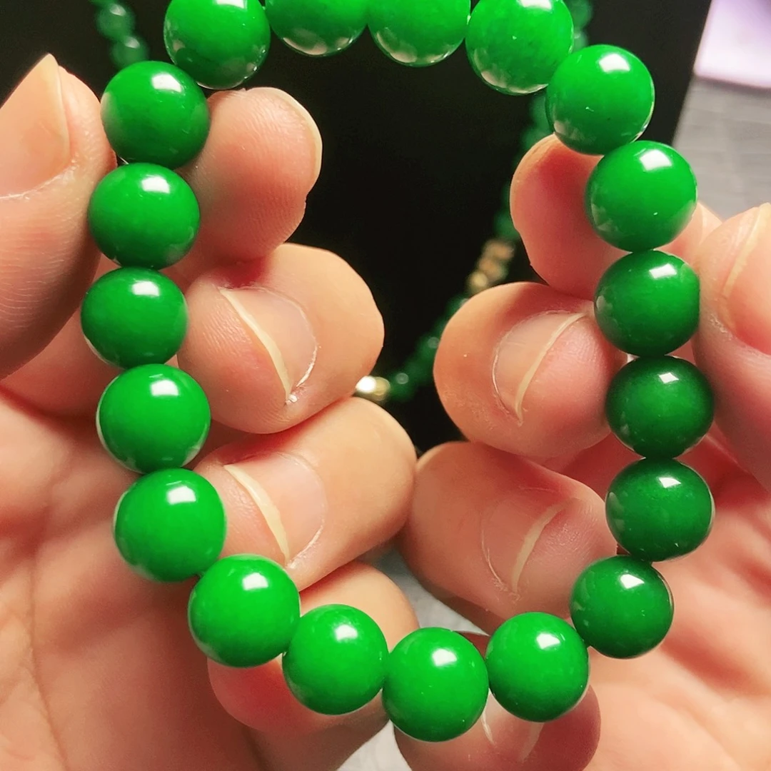 颈饰未镶嵌翡翠手串