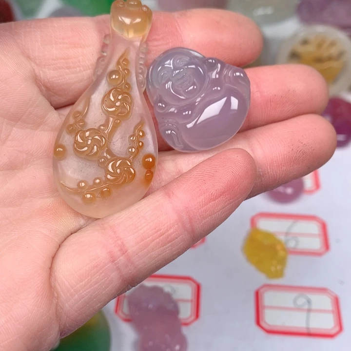 玛瑙/玉髓颈饰未镶嵌奶****湫