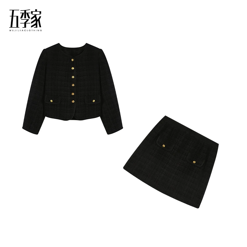 周周-黑色/红色两件套五季家ZL39544