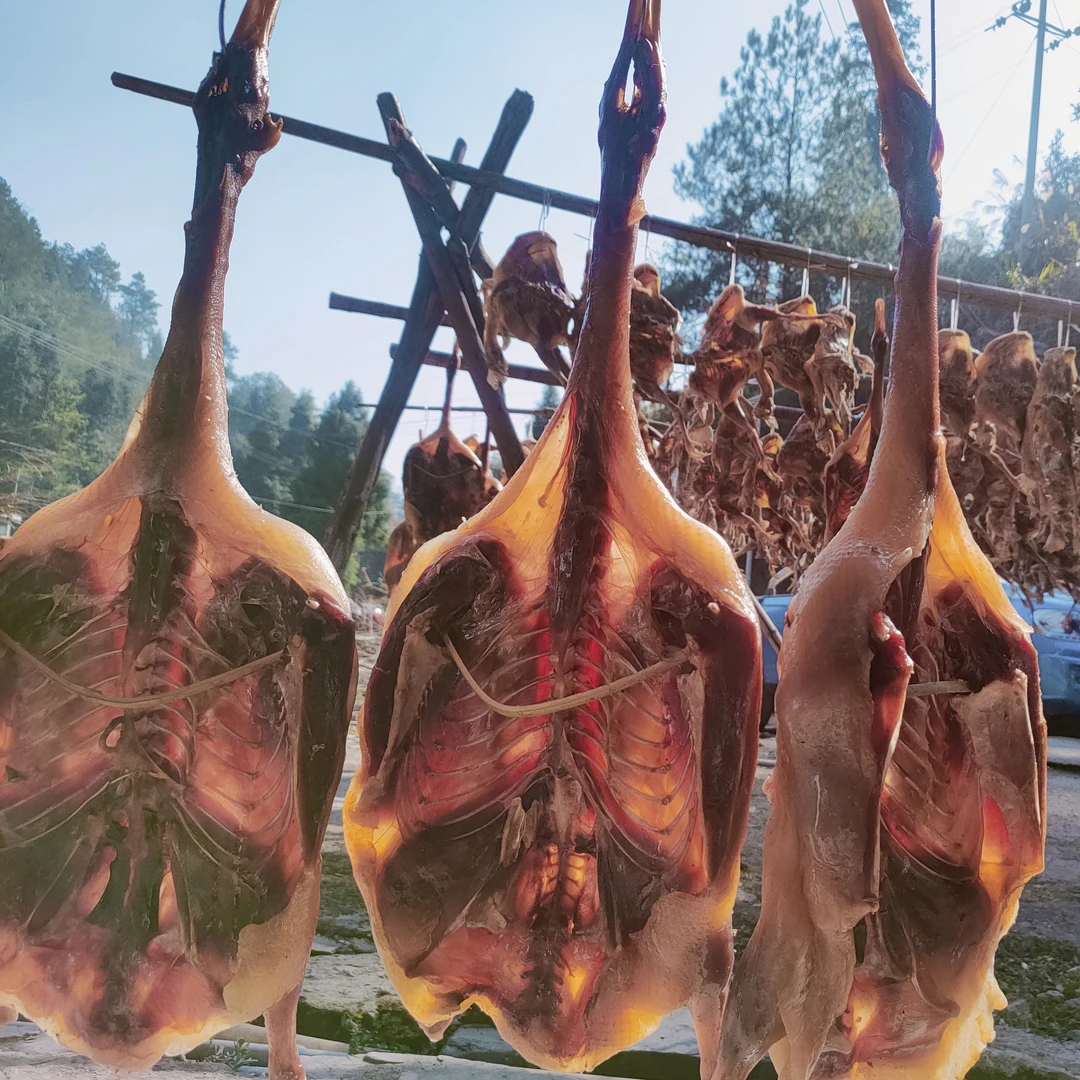 【板鸭】湘味特产水车板鸭农家散养麻鸭新鲜活鸭手工宰杀风干1只