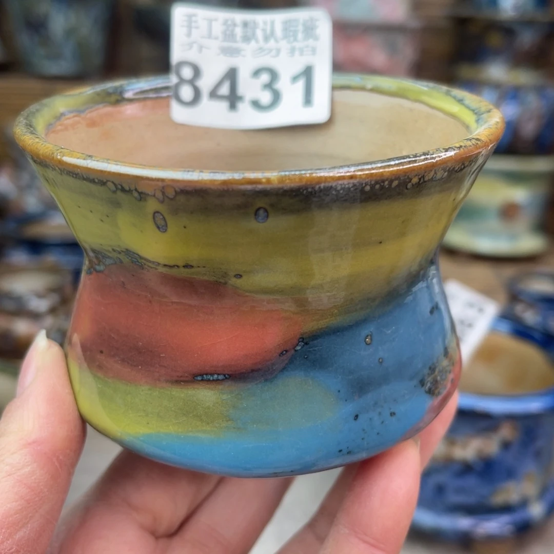 手工花盆默认瑕疵完美者勿拍