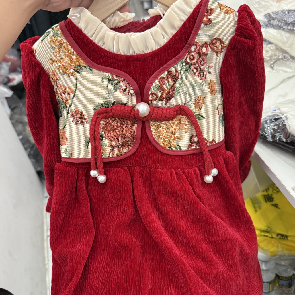 11967秋冬新款女童连衣裙