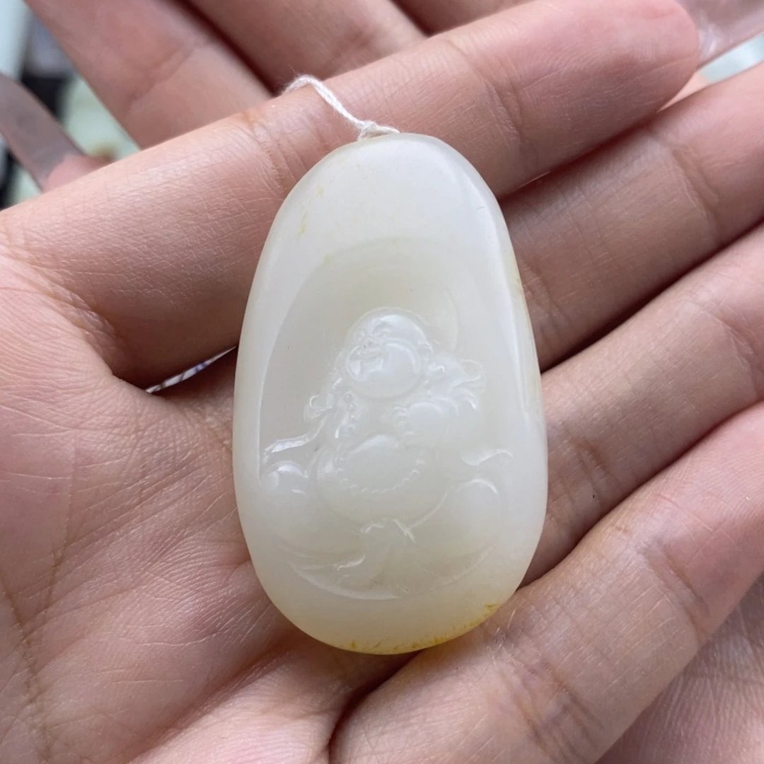 和田玉颈饰未镶嵌0***！