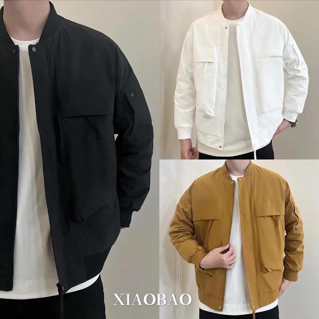 【小宝男装】户外猎装夹克百搭潮流帅气秋款运动青春流行长袖1002