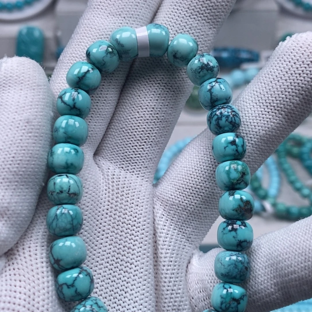 绿松石未镶嵌原矿纯干料绿松石