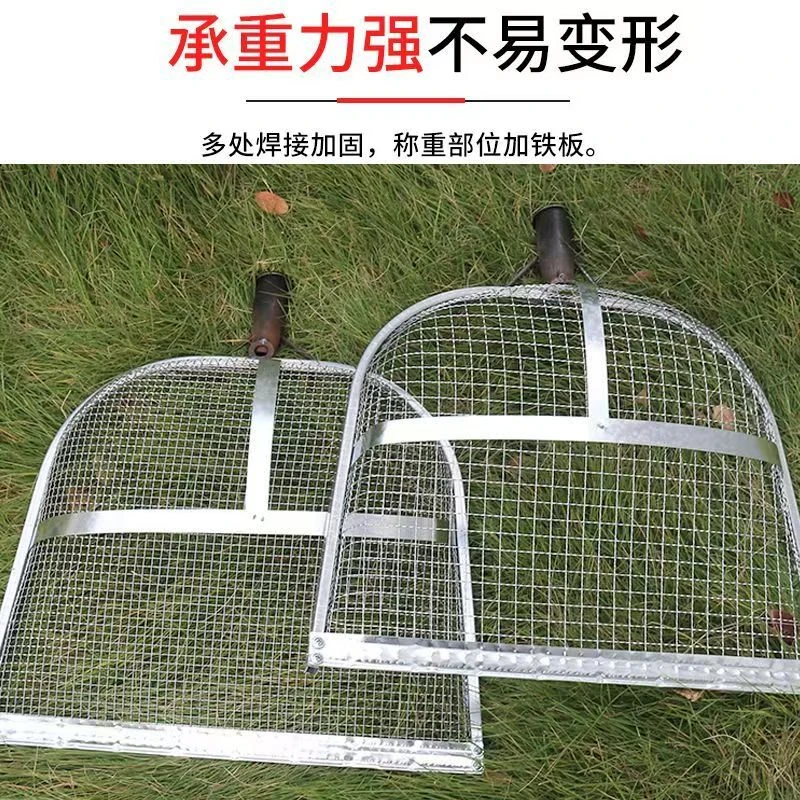 筛土神器玉米花生大枣专用玉米粒不锈钢筛铲网筛加厚