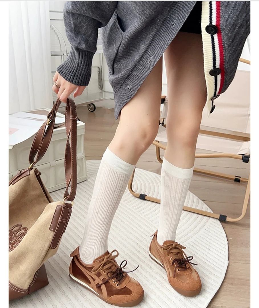 SUSU 复古德训鞋女秋季百搭拼色休闲板鞋 19 拖3下