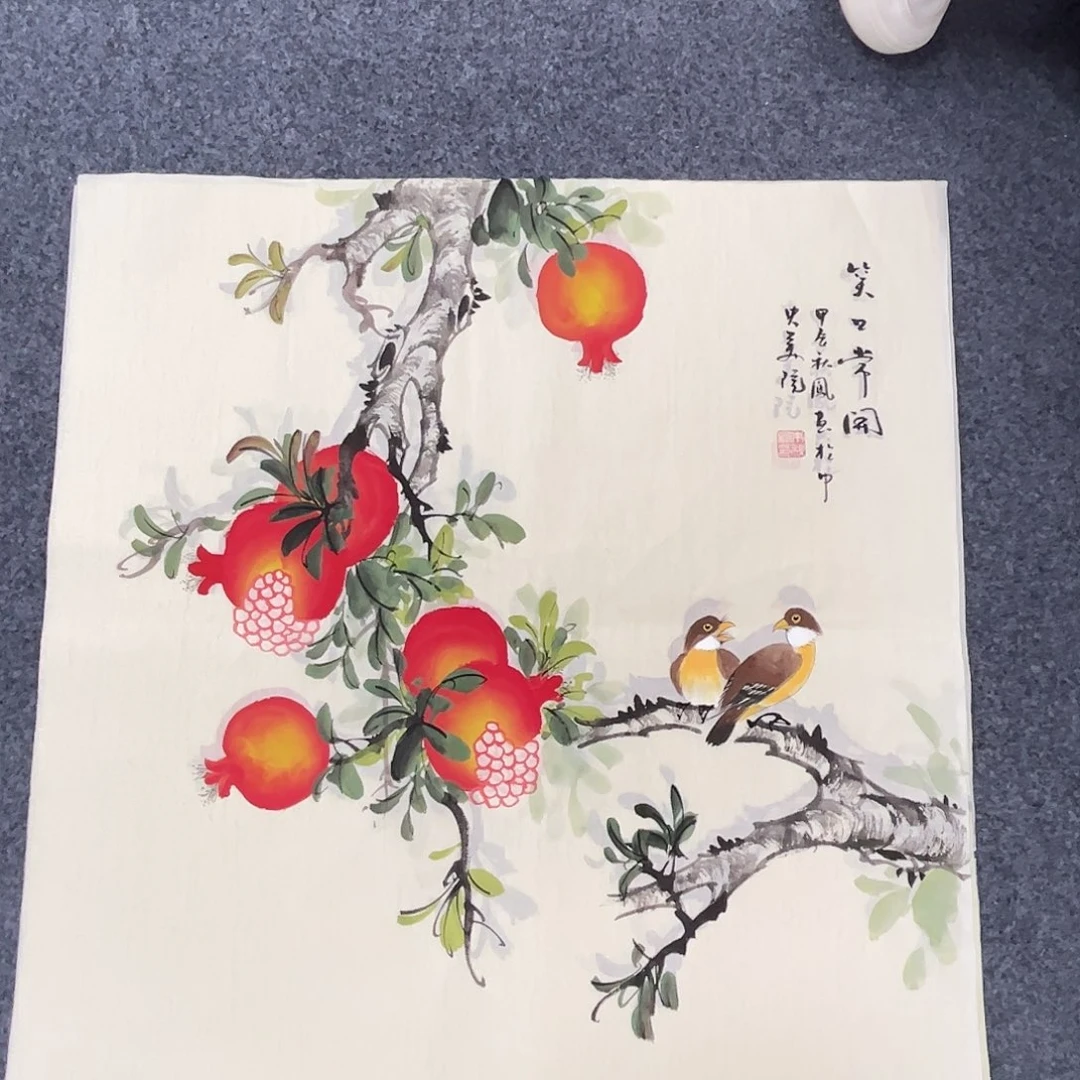 国画国画作品宣纸纯手绘