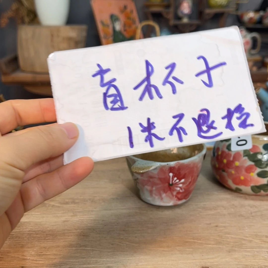 壶素浅陶瓷手工手绘