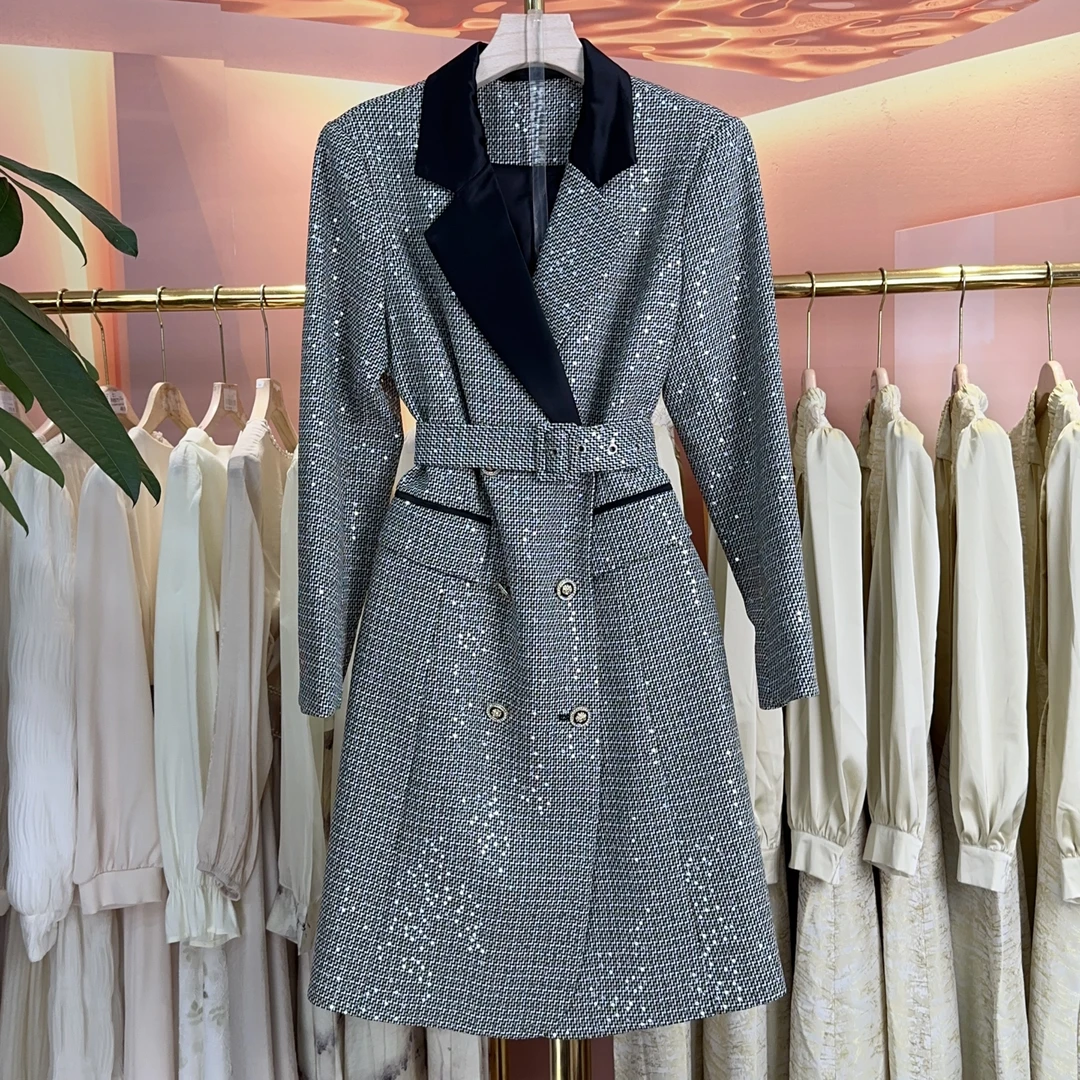 现货【RG1509】2025年新款时尚气质百搭减龄显瘦新款女装连衣裙