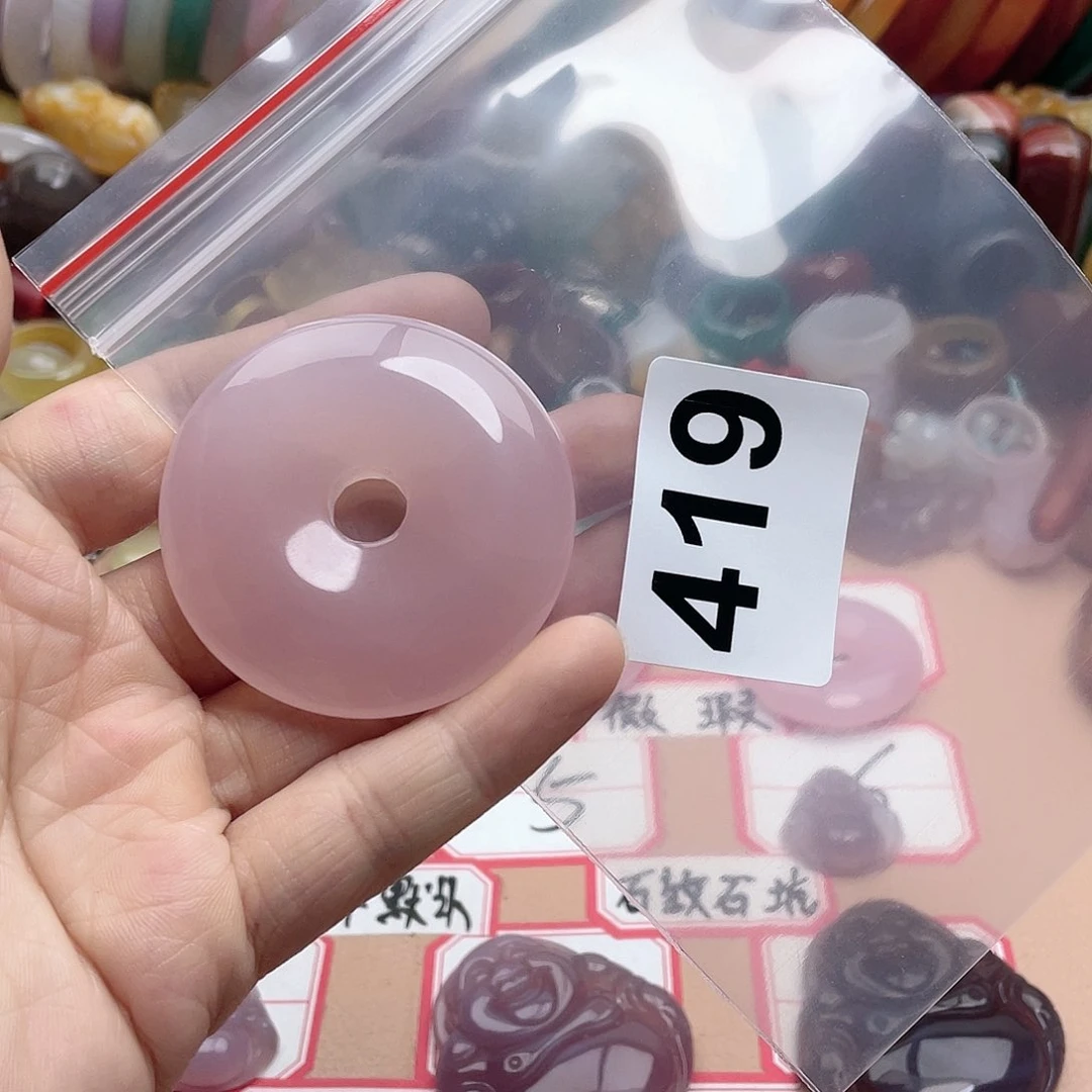 玛瑙/玉髓颈饰合金梅*