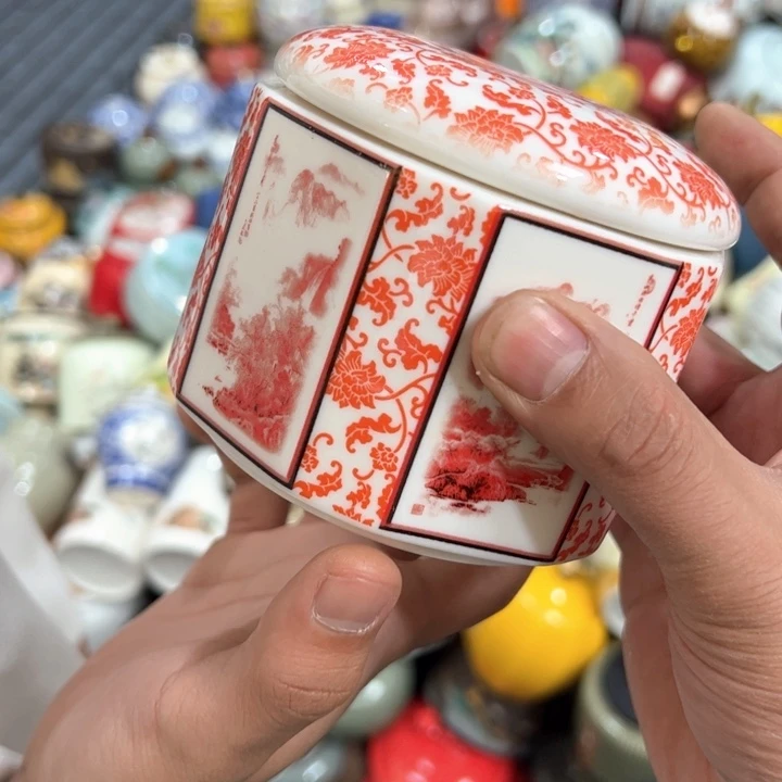 茶叶罐陶瓷家用储物罐轻微瑕疵品介意勿拍