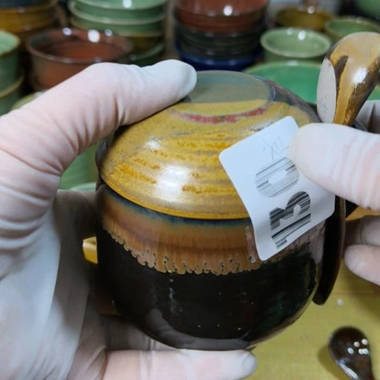 如***愿瓷片磁州窑五厂盘碗壶杯有瑕疵