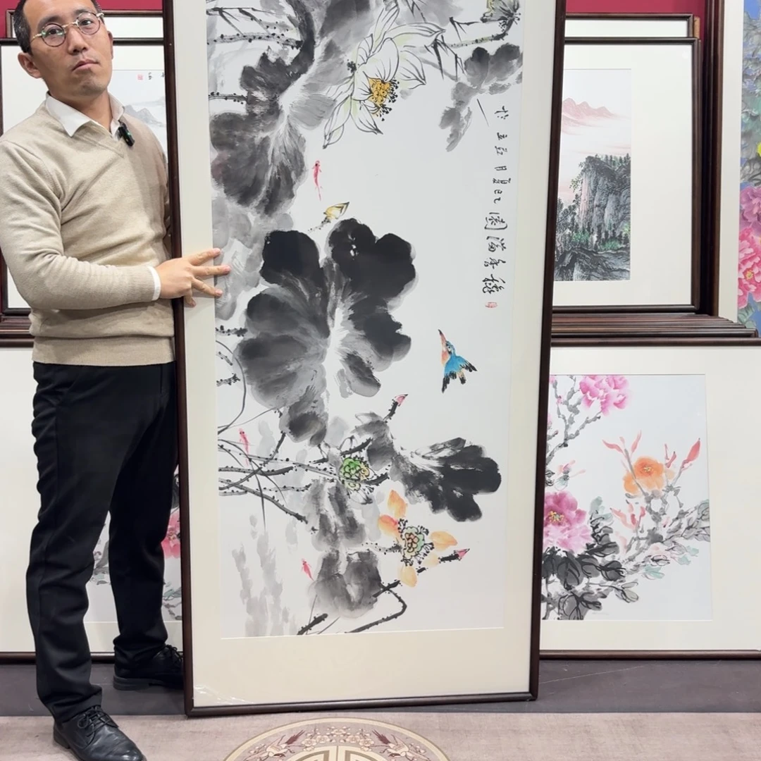 风****国画手绘作品210/80