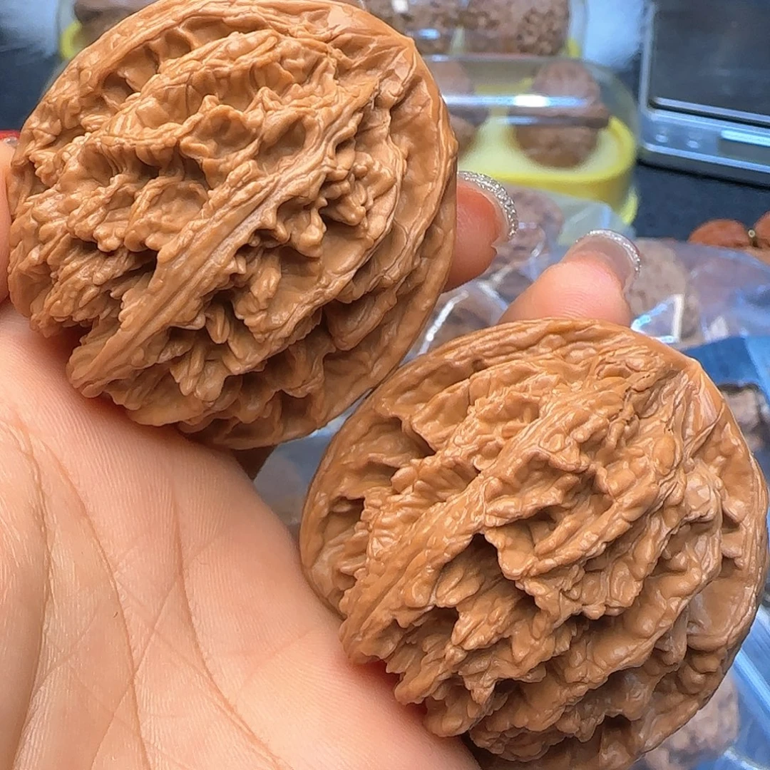 吊坠文玩核桃47九龙筋一般对有修