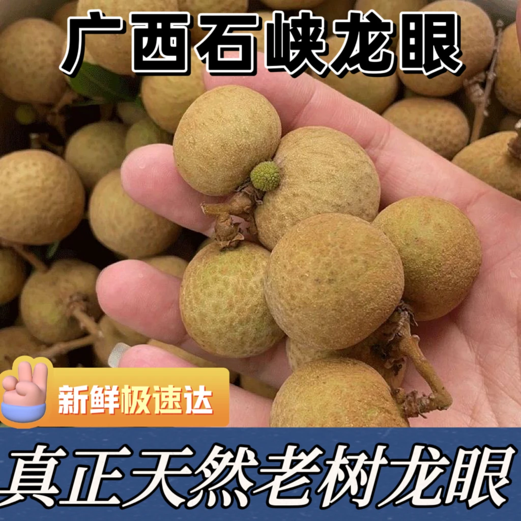 广西平南【正宗石峡龙眼】新鲜桂圆果水果现摘现发当季爆甜水果