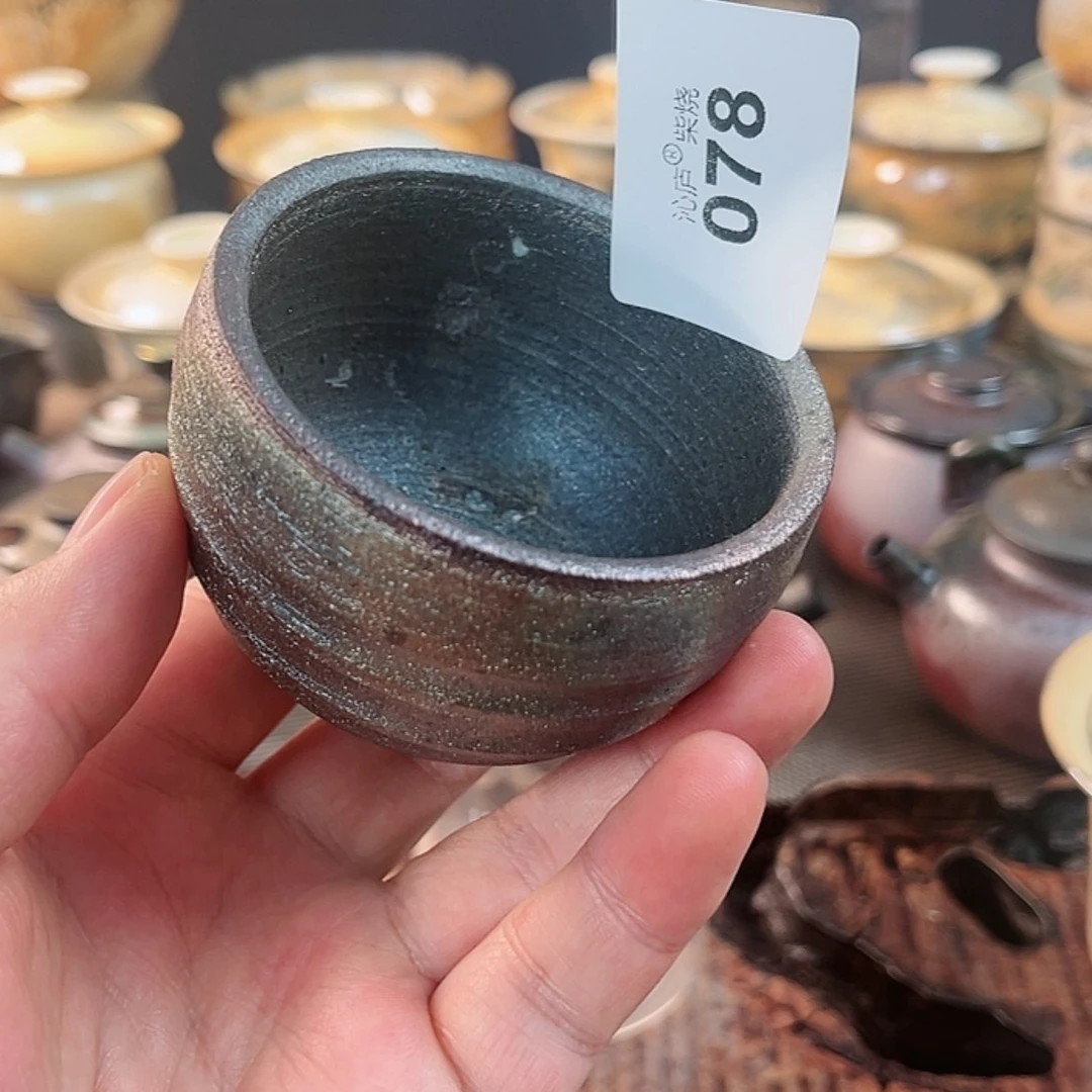 【闪购商品】奔***鸟沁庐柴窑古法柴烧全手工茶具