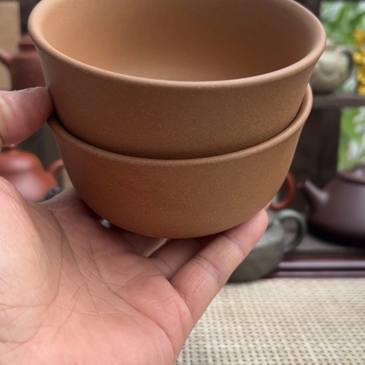 紫砂茶壶宜兴紫砂碗300CC