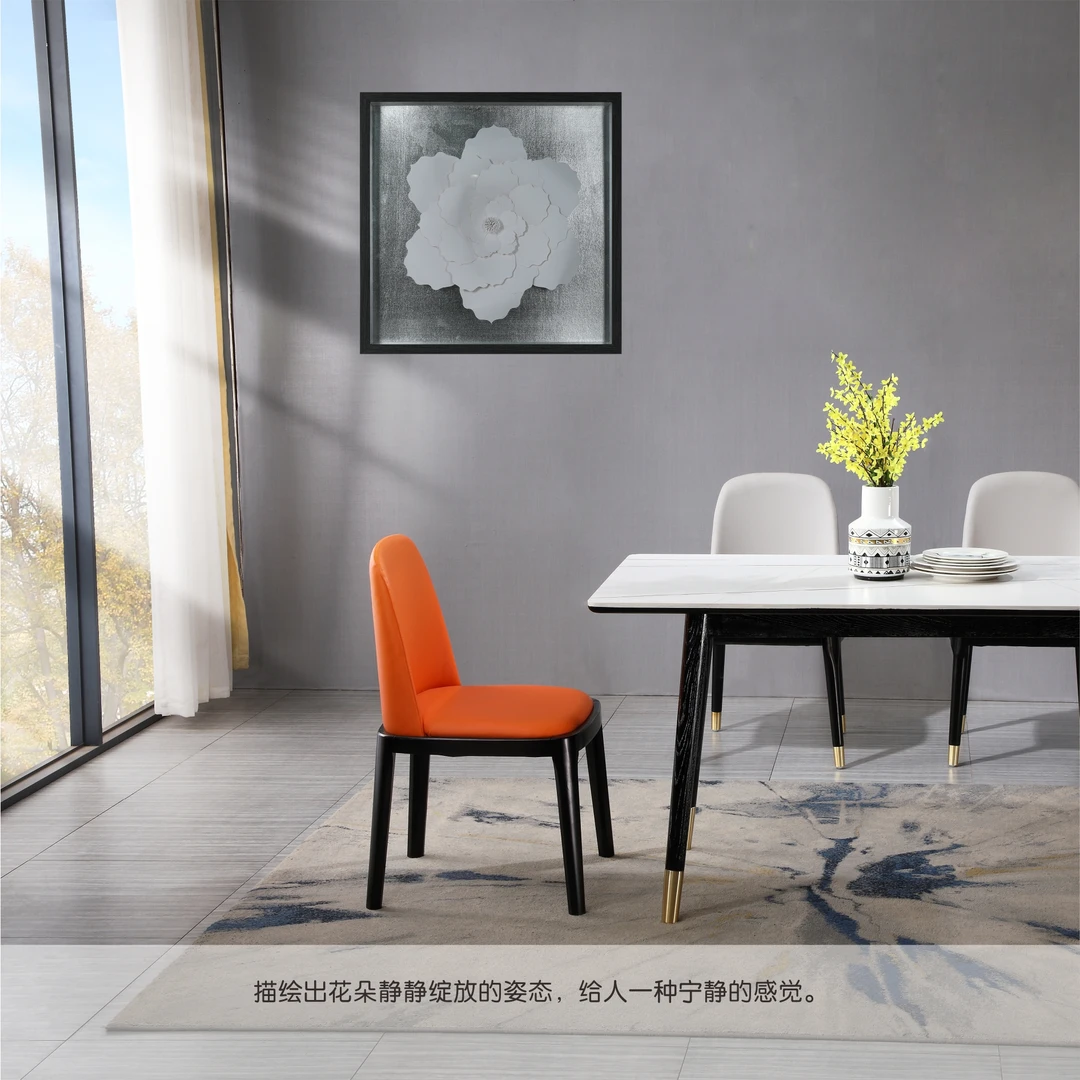 C19手工卡纸花装饰画 相框PS外框 65*64.5