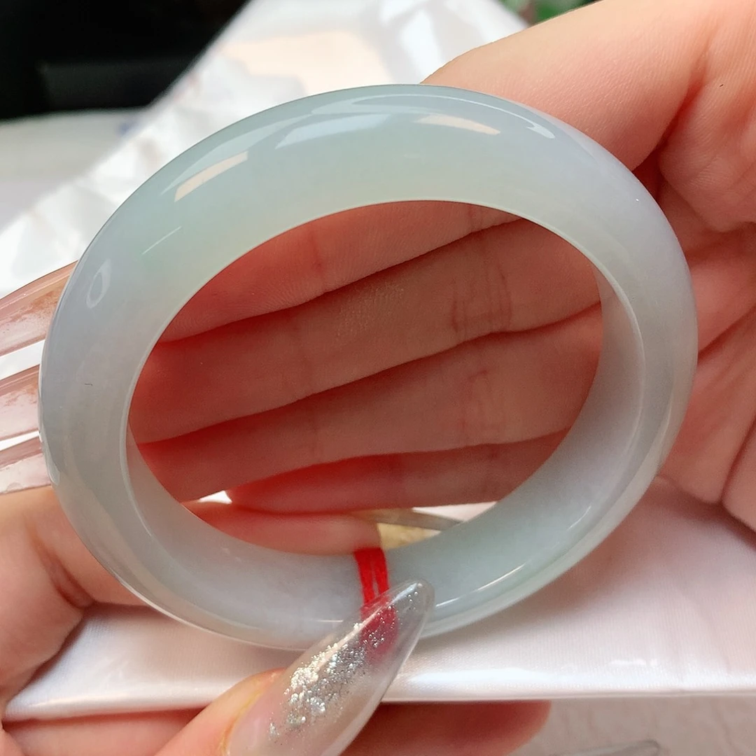 未镶嵌手镯翡翠正圈54