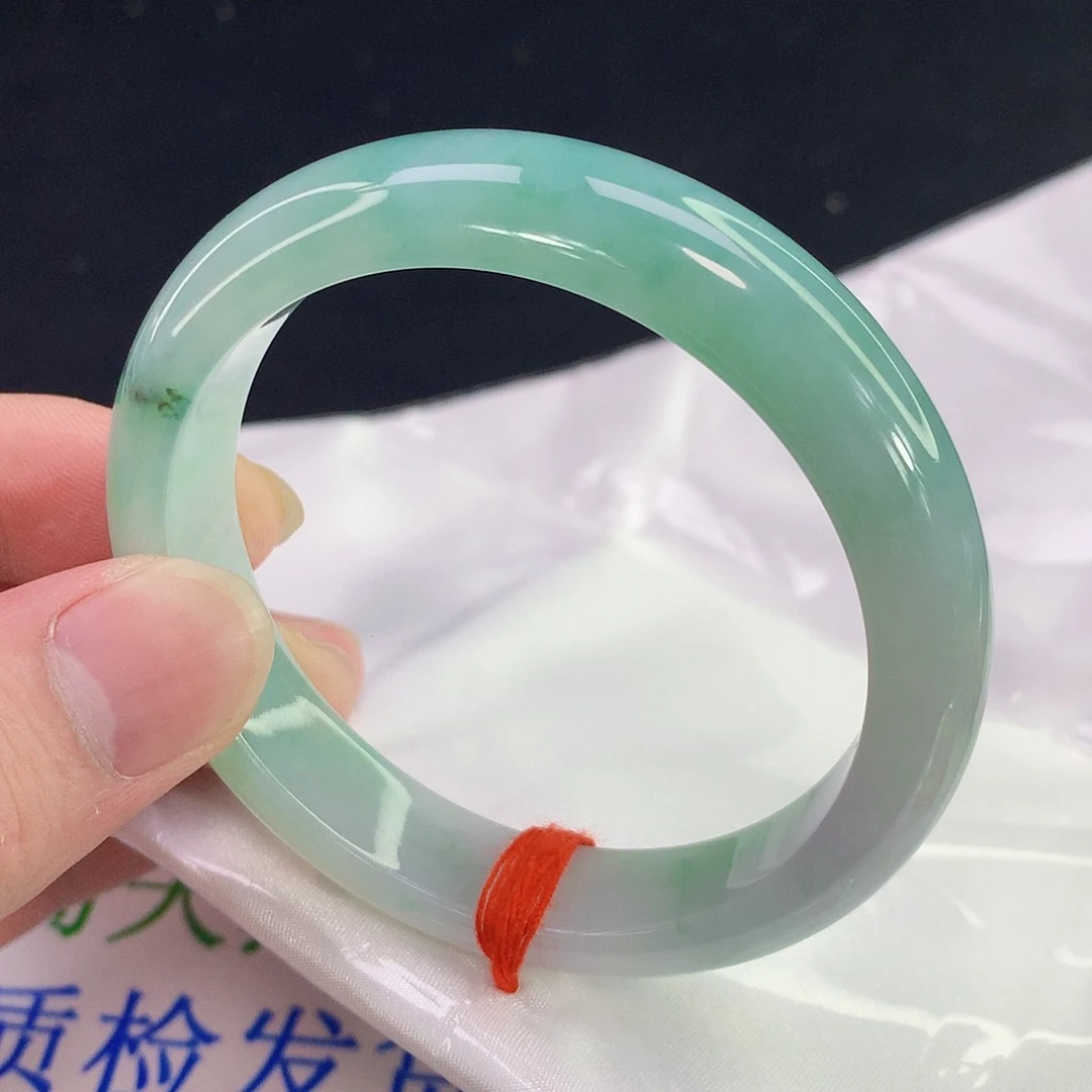 翡翠手镯未镶嵌032缅甸天然翡翠A货