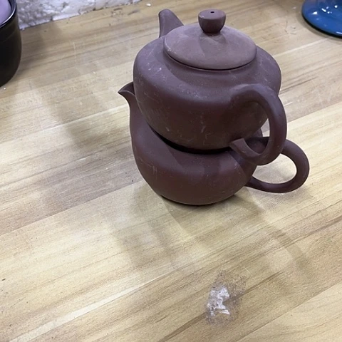 微瑕，不能明火，泡茶壶，奶壶，一套矮款