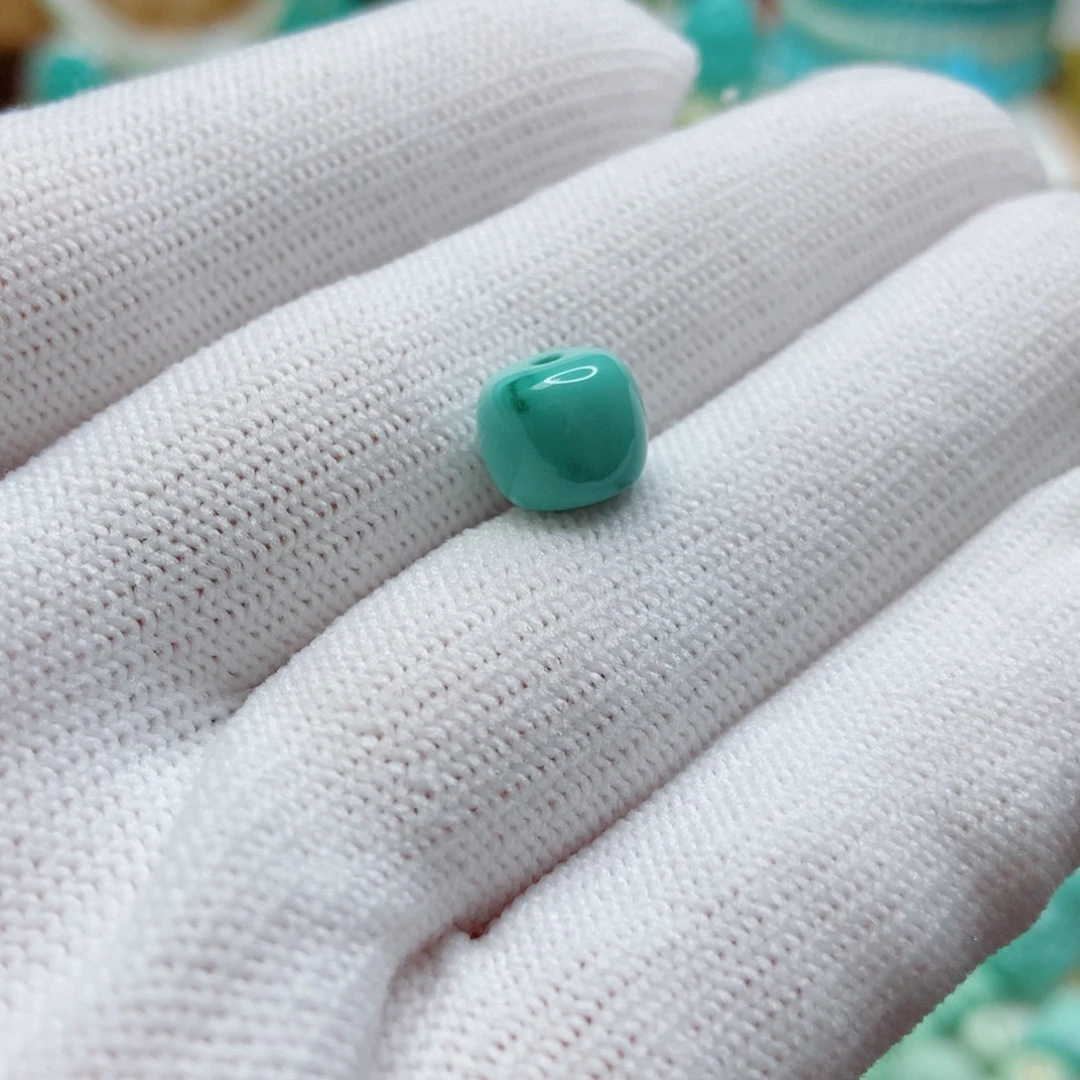 绿松石未镶嵌珠子8.9mm