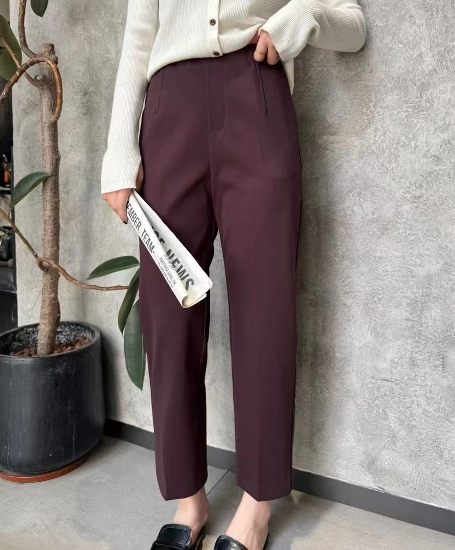橙子小店 CE00229 万能百搭小脚裤