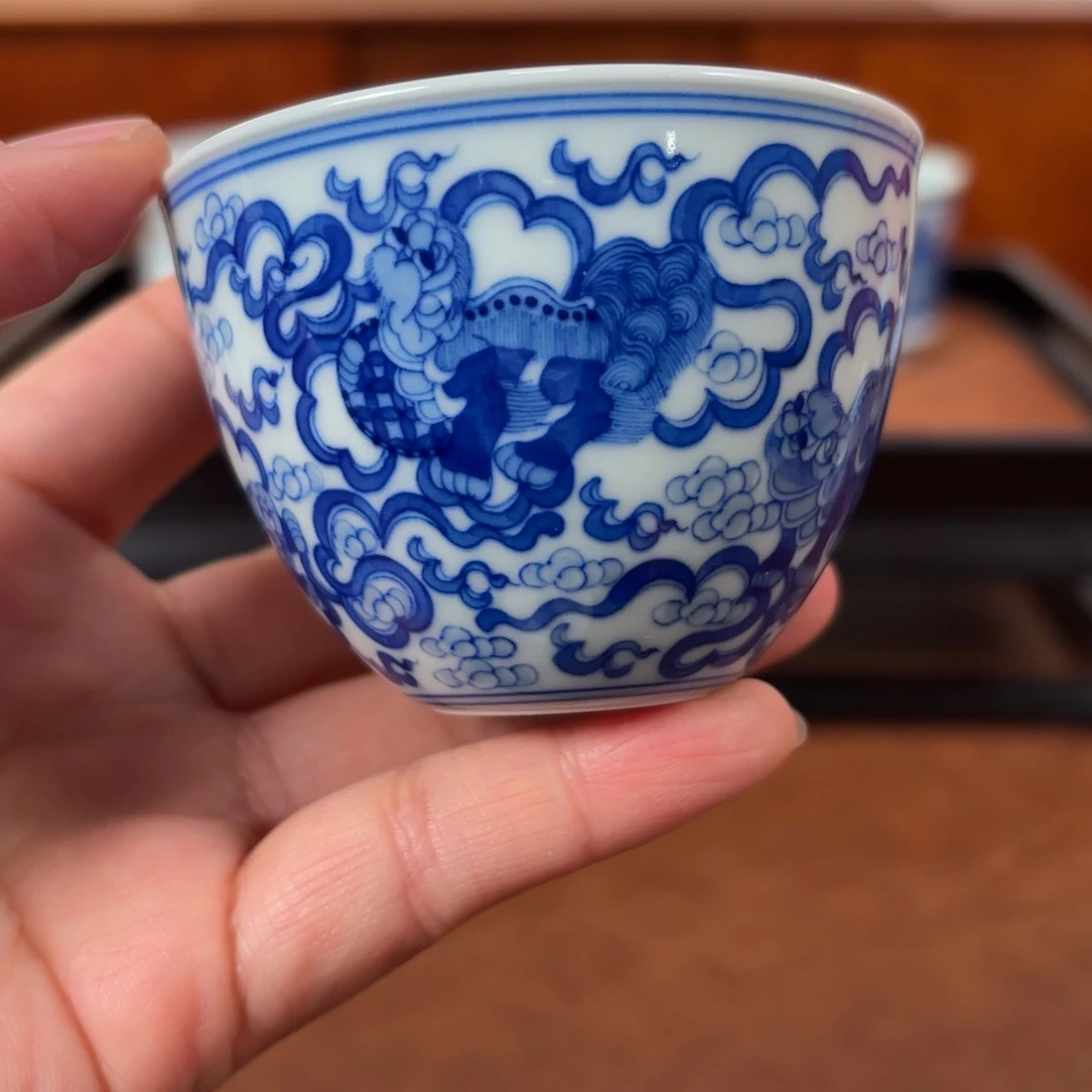 杯子景德镇陶瓷艺术杯碟瓶