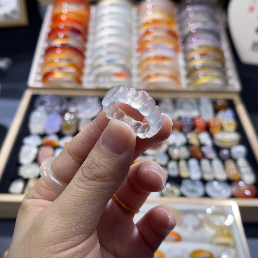 玛瑙/玉髓未镶嵌戒指