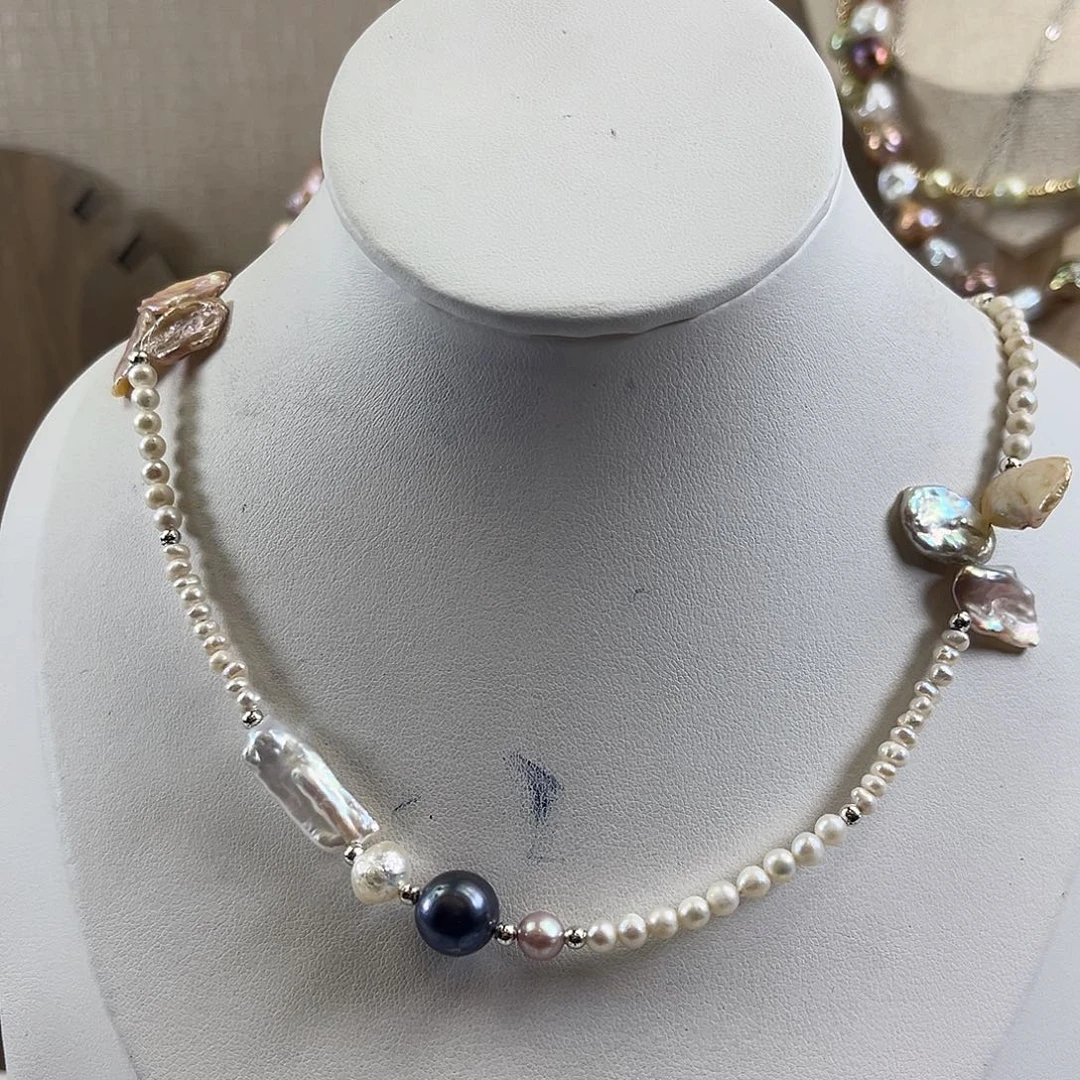 淡水珍珠项链未镶嵌【纯恬】