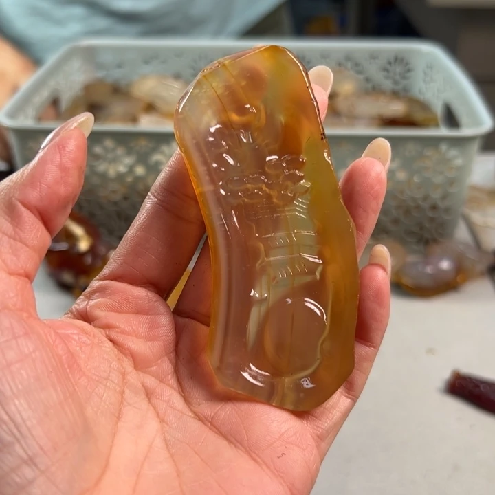 玛瑙/玉髓吊坠(不含链)未镶嵌