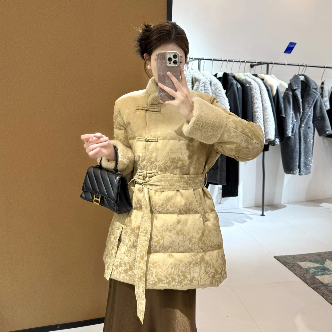 轻奢百搭保暖外套冬季新款国风复古盘扣棉服女时尚气质高级感外套