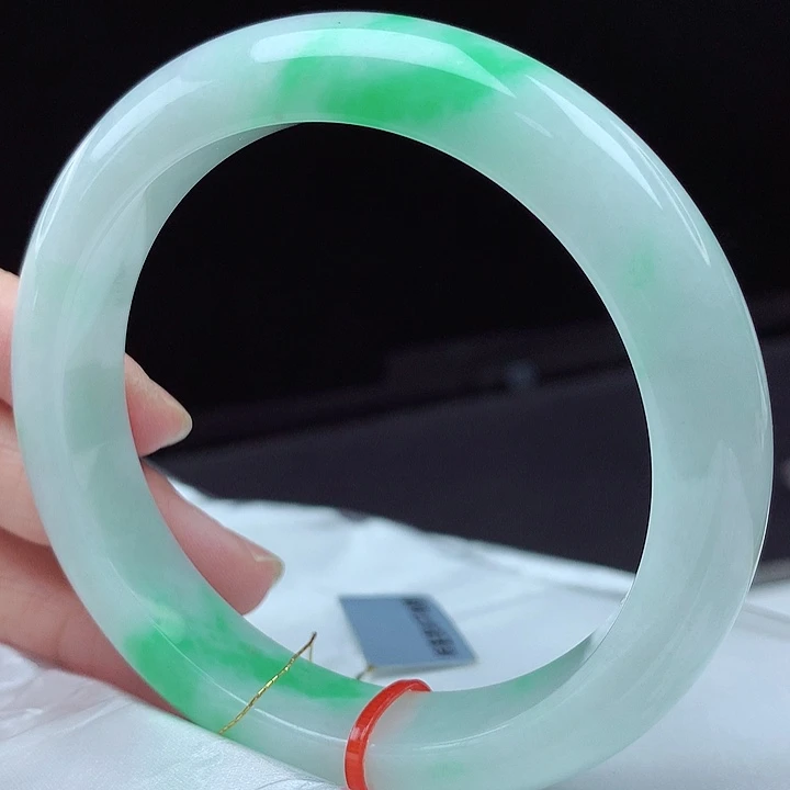 翡翠未镶嵌手镯59圈4598