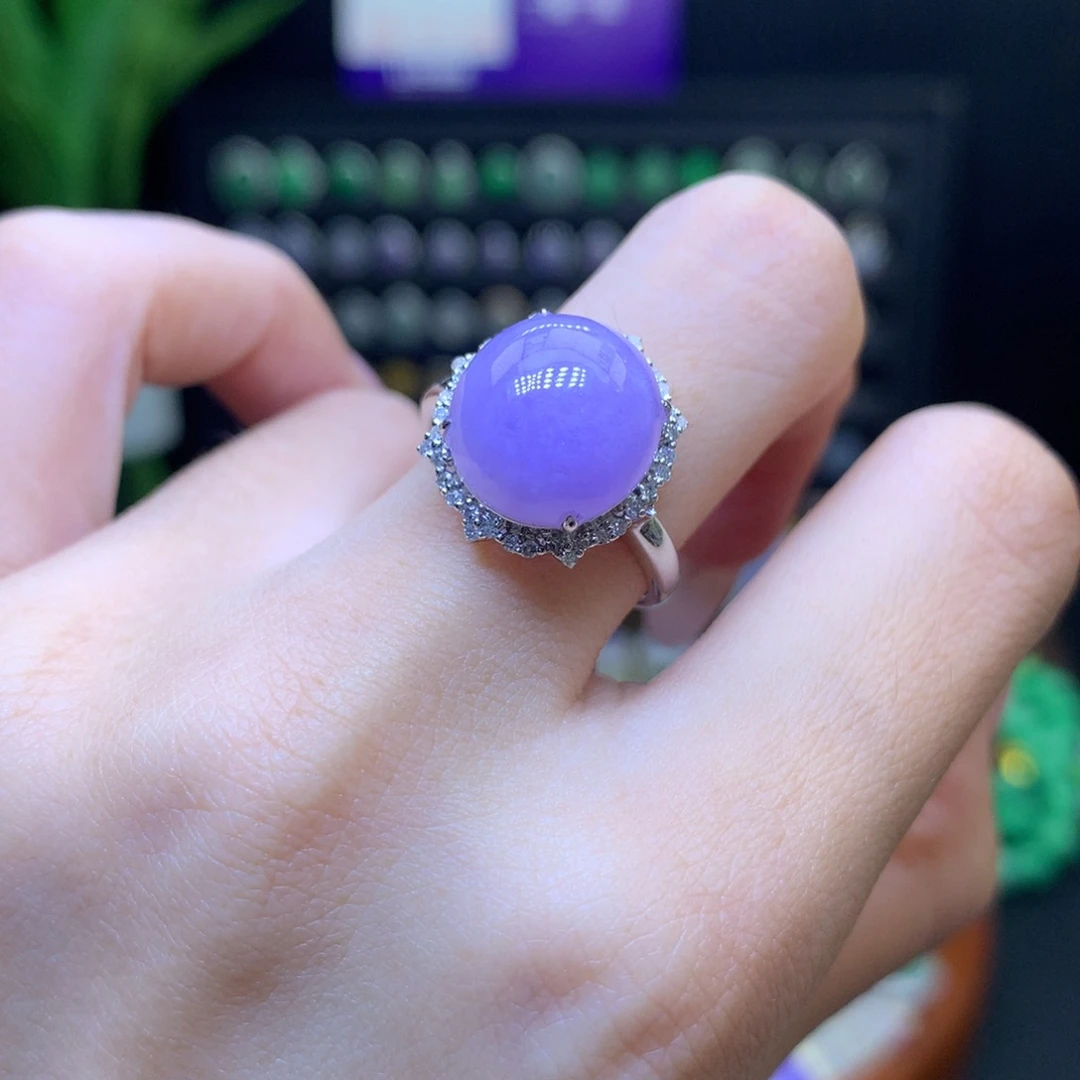 翡翠颈饰18K金镶嵌天然