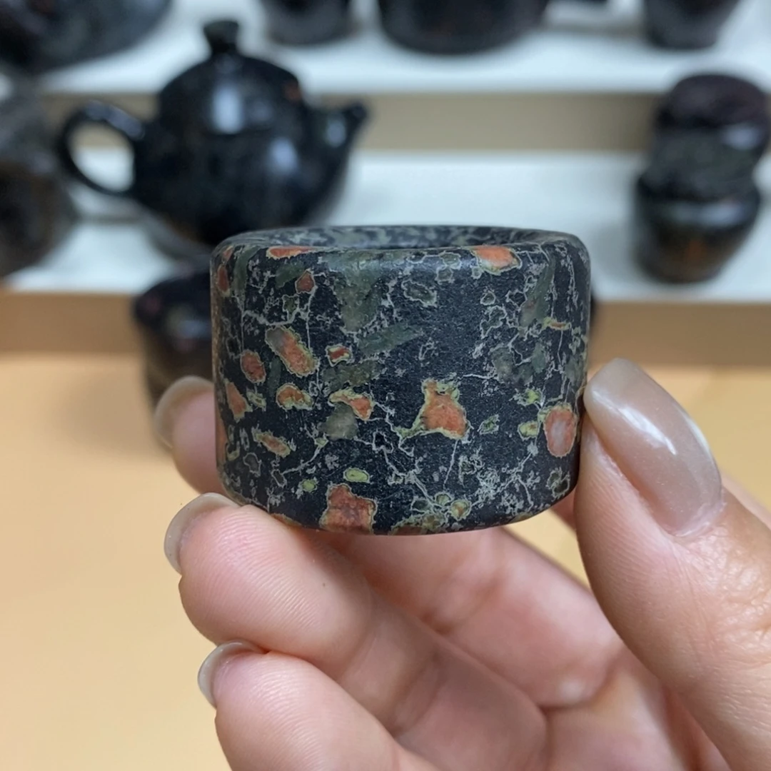 玉福茶具瓷安山玉