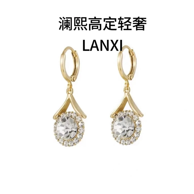 铜合金030小圆满耳扣耳坠简约百搭耳环